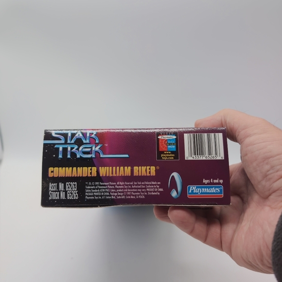 Star Trek Commander William Riker Action Figure Spencer's Numbered Edition 00647 - Picture 7 of 9